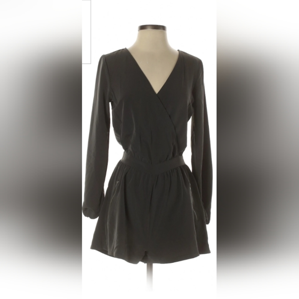One clothing Charcoal grey Long sleeve romper